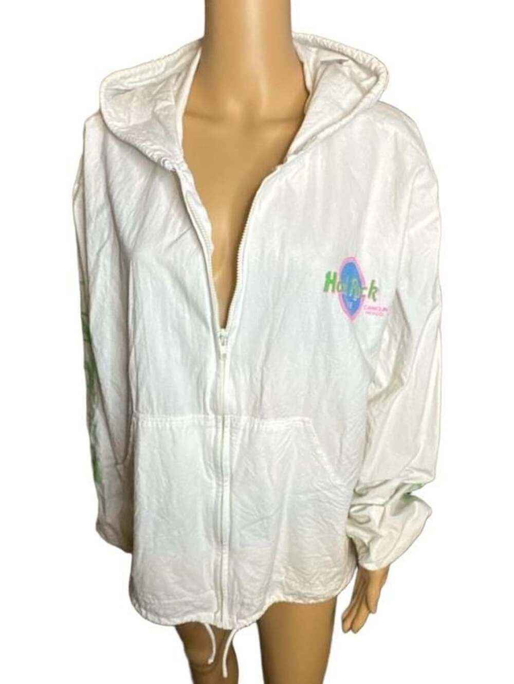 Hard Rock Cafe Cancun Mexico Unisex Hoodie Pullover Baja Drug Rug, Poncho